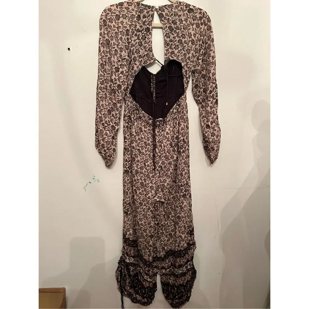 Free People Forever Timeless Soulmate Jumpsuit size M
